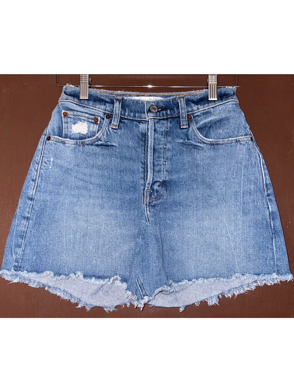 Abercrombie & Fitch Curve Love “The Dad Short High Rise” (Size 00/24)